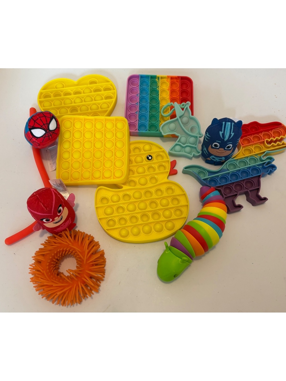 Set of fidget toys